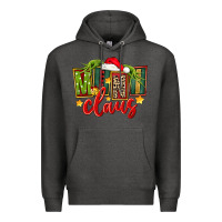 Charcoal Heather christmas mini claus Premium Hoodie - FaDigitalArtStudio