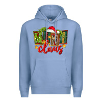 Colony Blue christmas mini claus Premium Hoodie - FaDigitalArtStudio
