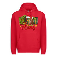Red christmas mini claus Premium Hoodie - FaDigitalArtStudio