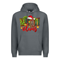Rock christmas mini claus Premium Hoodie - FaDigitalArtStudio