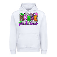 White nurse practitioner Urban Hoodie - AdoDesignShop