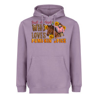 Lavender Just A Girl Who Loves Pumpkin Spice Cowgirl Heavyweight Hoodie - Artiststas