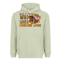 Matcha Just A Girl Who Loves Pumpkin Spice Cowgirl Heavyweight Hoodie - Artiststas