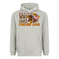 Moon Dust Just A Girl Who Loves Pumpkin Spice Cowgirl Heavyweight Hoodie - Artiststas