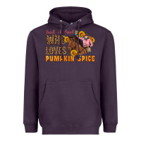 Plum Just A Girl Who Loves Pumpkin Spice Cowgirl Heavyweight Hoodie - Artiststas