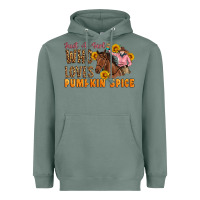 Sage Just A Girl Who Loves Pumpkin Spice Cowgirl Heavyweight Hoodie - Artiststas