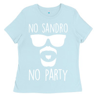 Baby Blue no sandro no party Ladies Tee - Bettercallsaul