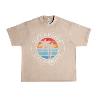 French Oak Oceanside California Ca Vintage Retro 70S Urban Heavy Tee - lanVoArt
