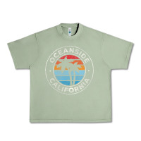 Oil Green Oceanside California Ca Vintage Retro 70S Urban Heavy Tee - lanVoArt