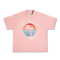 Salmon Oceanside California Ca Vintage Retro 70S Urban Heavy Tee - lanVoArt