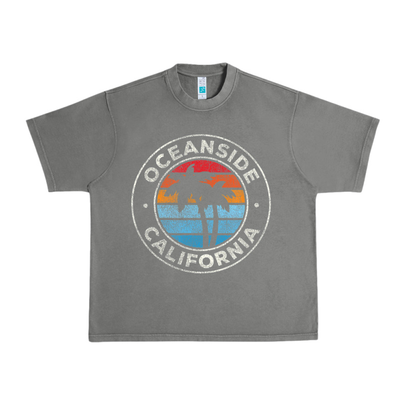 Oceanside California Ca Vintage Retro 70s Urban Heavy Tee by lanVoArt | Teevron