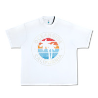 White Oceanside California Ca Vintage Retro 70S Urban Heavy Tee - lanVoArt