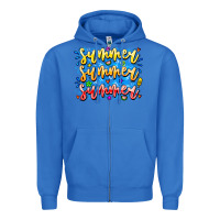 True Royal Summer Summer Summer Zipper Hoodie - CowhideDigitalArt