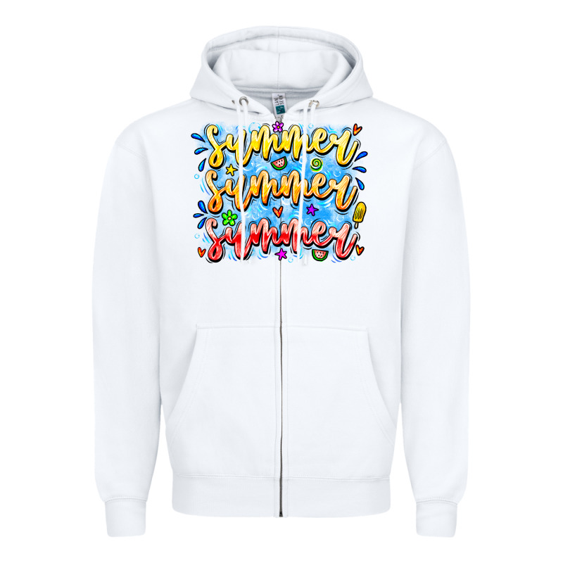 Summer Summer Summer Zipper Hoodie by CowhideDigitalArt | Teevron
