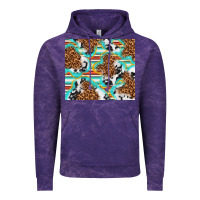 Cloud Purple serape cowhide and leopard with glitter Vintage Hoodie - TumblerDesignByShophia