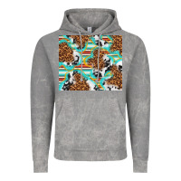 Cloud Rock serape cowhide and leopard with glitter Vintage Hoodie - TumblerDesignByShophia