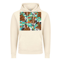 Vintage Artic serape cowhide and leopard with glitter Vintage Hoodie - TumblerDesignByShophia