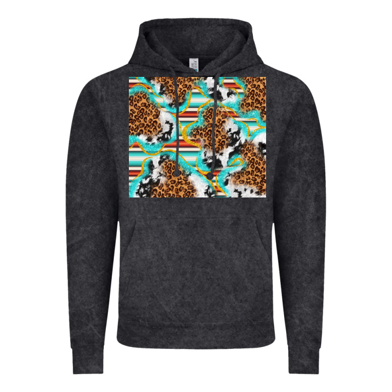 Serape Cowhide And Leopard With Glitter Vintage Hoodie by TumblerDesignByShophia | Teevron