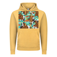 Vintage Mustard serape cowhide and leopard with glitter Vintage Hoodie - TumblerDesignByShophia
