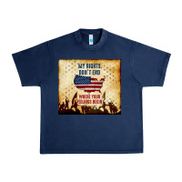 Navy my rights don't end Urban Heavy Tee - TumblerDesignByShophia