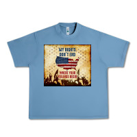 Pebble Blue my rights don't end Urban Heavy Tee - TumblerDesignByShophia