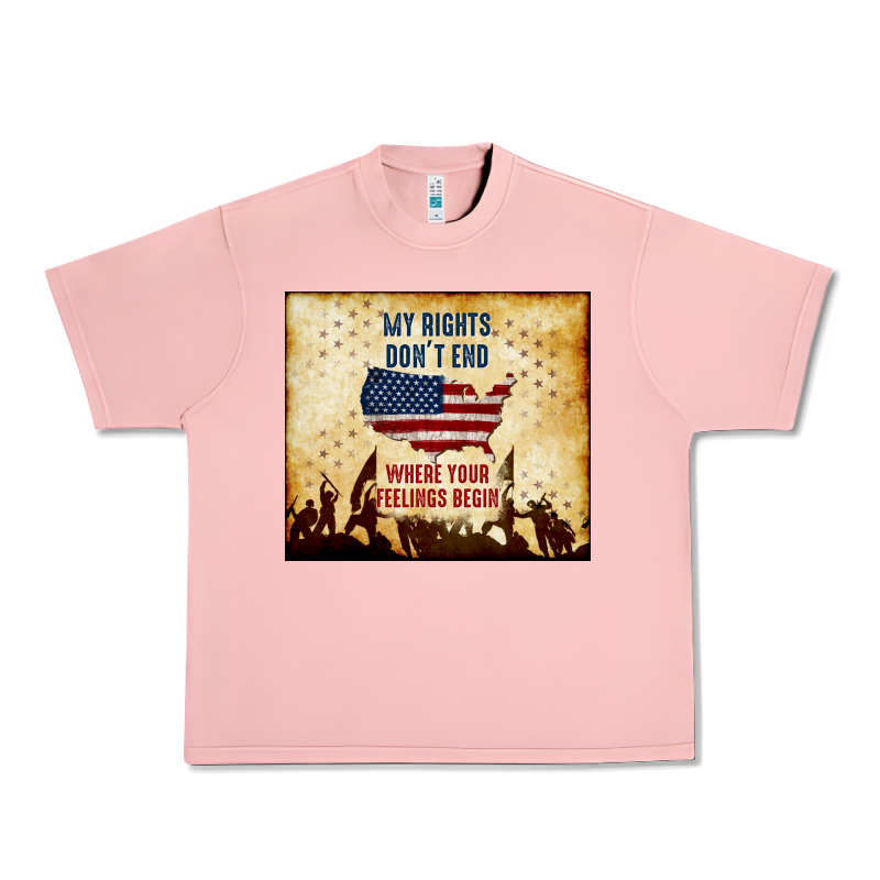My Rights Don't End Urban Heavy Tee by TumblerDesignByShophia | Teevron