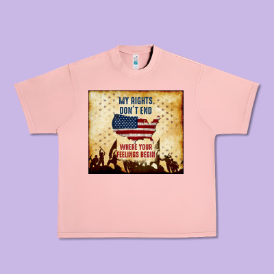 My Rights Don't End Urban Heavy Tee Designed By Tumblerdesignbyshophia
