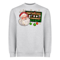 Heather Grey santa cassette Heavyweight Sweatshirt - FaDigitalArtStudio