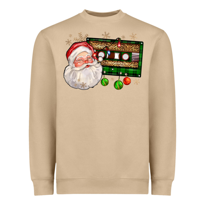 Santa Cassette Heavyweight Sweatshirt by FaDigitalArtStudio | Teevron