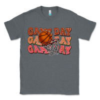 Charcoal Heather Game day game day game day Basketball Classic Tee - NancyCooperArtShop