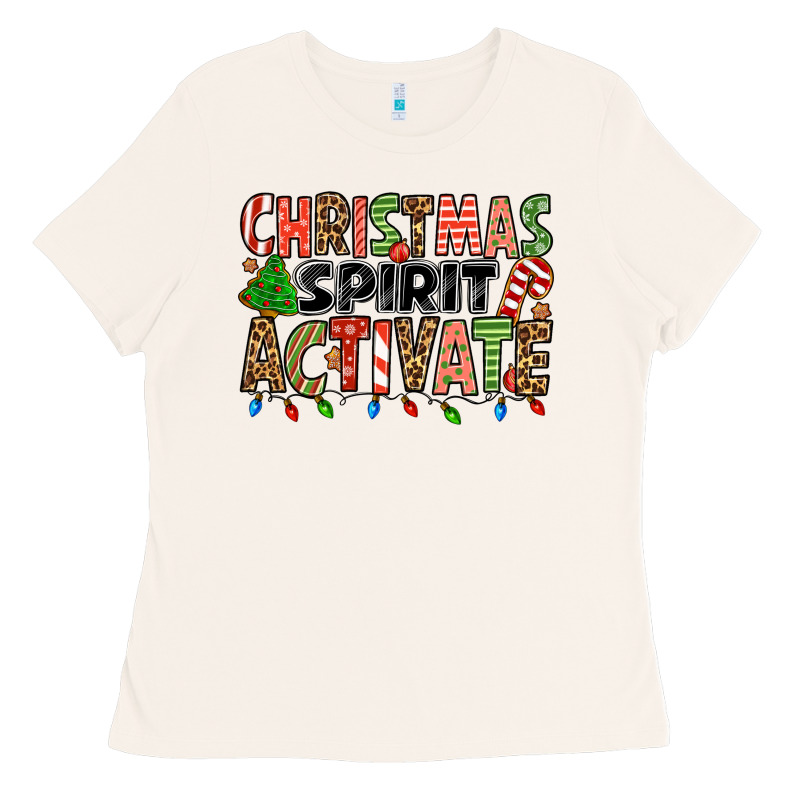 Christmas Spirit Activate Ladies Tee by Jasminsmagicworld | Teevron
