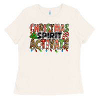 Bone christmas spirit activate Ladies Tee - Jasminsmagicworld