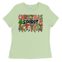 Matcha christmas spirit activate Ladies Tee - Jasminsmagicworld