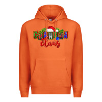 Carrot Christmas Grandma Claus Premium Hoodie - FaDigitalArtStudio