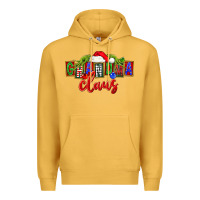 Mustard Christmas Grandma Claus Premium Hoodie - FaDigitalArtStudio