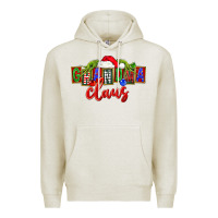 Oatmeal Heather Christmas Grandma Claus Premium Hoodie - FaDigitalArtStudio