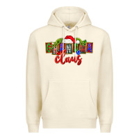 Sandshell Christmas Grandma Claus Premium Hoodie - FaDigitalArtStudio