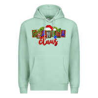 Seafoam Christmas Grandma Claus Premium Hoodie - FaDigitalArtStudio