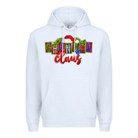 White Christmas Grandma Claus Premium Hoodie - FaDigitalArtStudio