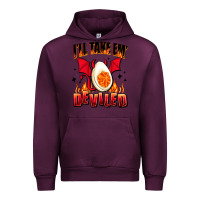 Mauve Wine i will take em deviled Urban Hoodie - AdoDesignShop