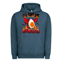 Pigment Midnight Navy i will take em deviled Urban Hoodie - AdoDesignShop