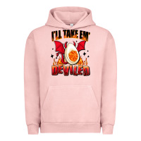 Pigment Salmon i will take em deviled Urban Hoodie - AdoDesignShop