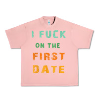 Salmon I F.uck On The First Date Funny First Date Gift Urban Heavy Tee - lanVoArt