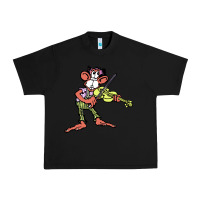Black the iommi monkey Urban Heavy Tee - lanVoArt