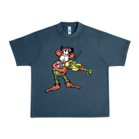 Midnight Navy the iommi monkey Urban Heavy Tee - lanVoArt