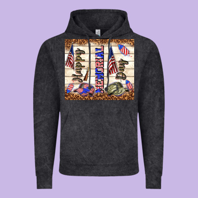 Happy Memorial Day Vintage Hoodie Designed By Tumblerdesignbyshophia