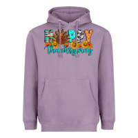 Lavender Happy Thanksgiving Heavyweight Hoodie - Artiststas