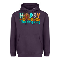 Plum Happy Thanksgiving Heavyweight Hoodie - Artiststas