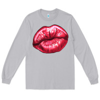 Moon Dust Lip mark Valentine's Day Long Sleeve Tee - HowdyJamesFarm