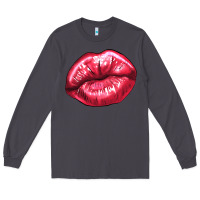 Smoke Lip mark Valentine's Day Long Sleeve Tee - HowdyJamesFarm